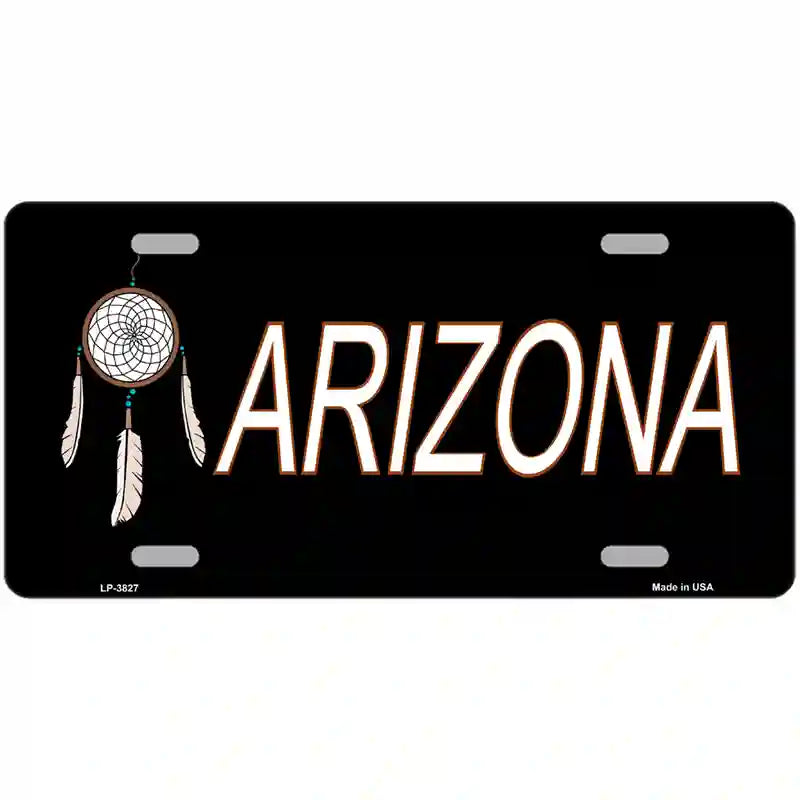 Dreamweaver Offset Arizona Metal Novelty License Plate 12" x 6" (LP)