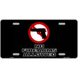 No Firearms Allowed Metal Novelty License Plate 12" x 6" (LP)