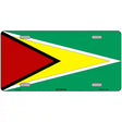 Guyana Flag Metal Novelty License Plate 12" x 6" (LP)