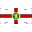 Alderney Flag Metal Novelty License Plate 12" x 6" (LP)