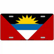 Antigua & Barbuda Flag Metal Novelty License Plate 12" x 6" (LP)