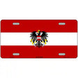 Austria Flag Metal Novelty License Plate 12" x 6" (LP)