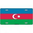 Azerbaijan Flag Metal Novelty License Plate 12" x 6" (LP)