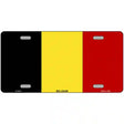 Belgium Flag Metal Novelty License Plate 12" x 6" (LP)