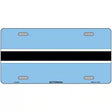 Botswana Flag Metal Novelty License Plate 12" x 6" (LP)