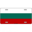 Bulgaria Flag Metal Novelty License Plate 12" x 6" (LP)