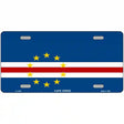 Cape Verde Flag Metal Novelty License Plate 12" x 6" (LP)