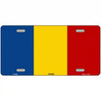 Chad Flag Metal Novelty License Plate 12" x 6" (LP)