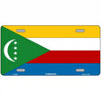 Comoros Flag Metal Novelty License Plate 12" x 6" (LP)