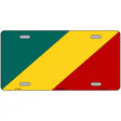 Congo Flag Metal Novelty License Plate 12" x 6" (LP)