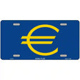 Euro Flag Metal Novelty License Plate 12" x 6" (LP)