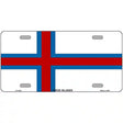 Faroe Islands Flag Metal Novelty License Plate 12" x 6" (LP)