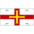 Guernsey Flag Metal Novelty License Plate 12" x 6" (LP)