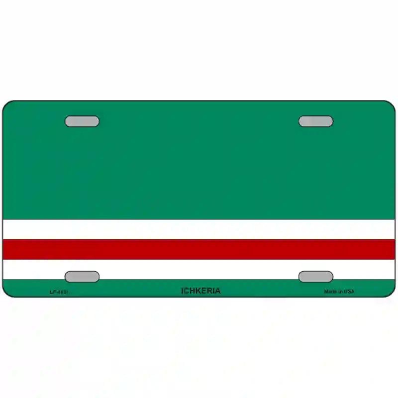Ichkeria Flags Metal Novelty License Plate 12" x 6" (LP)