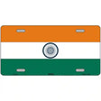 India Flag Metal Novelty License Plate 12" x 6" (LP)