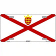 Jersey Flag Metal Novelty License Plate 12" x 6" (LP)