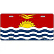 Kiribati Flag Metal Novelty License Plate 12" x 6" (LP)