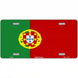 Portugal Flag Metal Novelty License Plate 12" x 6" (LP)