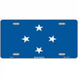 Micronesia Flag Metal Novelty License Plate 12" x 6" (LP)