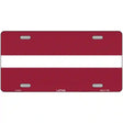 Latvia Flag Metal Novelty License Plate 12" x 6" (LP)