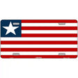 Liberia Flag Metal Novelty License Plate 12" x 6" (LP)