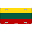 Lithuania Flag Metal Novelty License Plate 12" x 6" (LP)