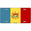 Moldova Flag Metal Novelty License Plate 12" x 6" (LP)