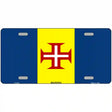 Madeira Flag Metal Novelty License Plate 12" x 6" (LP)