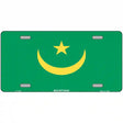 Mauritania Flag Metal Novelty License Plate 12" x 6" (LP)