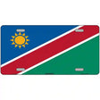 Namibia Flag Metal Novelty License Plate 12" x 6" (LP)