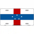 Netherlands Antilles Flag Metal Novelty License Plate 12" x 6" (LP)