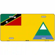 Nevis Flag Metal Novelty License Plate 12" x 6" (LP)