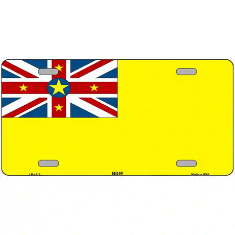 Nive Flag Metal Novelty License Plate 12" x 6" (LP)