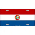 Paraguay-OBV Flag Metal Novelty License Plate 12" x 6" (LP)