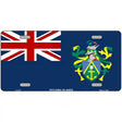 Pitcairn Islands Flag Metal Novelty License Plate 12" x 6" (LP)