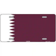 Qatar Flag Metal Novelty License Plate 12" x 6" (LP)