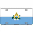 San Marino Flag Metal Novelty License Plate 12" x 6" (LP)