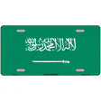 Saudi Arabia Flag Metal Novelty License Plate 12" x 6" (LP)