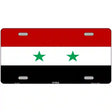 Syria Flag Metal Novelty License Plate 12" x 6" (LP)