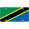 Tanzania Flag Metal Novelty License Plate 12" x 6" (LP)