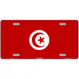 Tunisia Flag Metal Novelty License Plate 12" x 6" (LP)