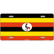 Uganda Flag Metal Novelty License Plate 12" x 6" (LP)