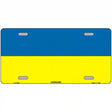 Ukraine Flag Metal Novelty License Plate 12" x 6" (LP)