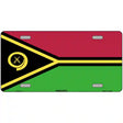 Vanuatu Flag Metal Novelty License Plate 12" x 6" (LP)