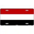 Yemen Flag Metal Novelty License Plate 12" x 6" (LP)