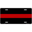 Thin Red Line Fire Metal Novelty License Plate 12" x 6" (LP)