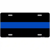 Thin Blue Line Police Metal Novelty License Plate 12" x 6" (LP)