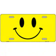 Happy Face Metal Novelty License Plate 12" x 6" (LP)