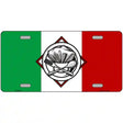 Italy Flag Culinary Logo Metal Novelty License Plate 12" x 6" (LP)