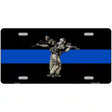 Thin Blue Line Police SWAT Metal Novelty License Plate 12" x 6" (LP)